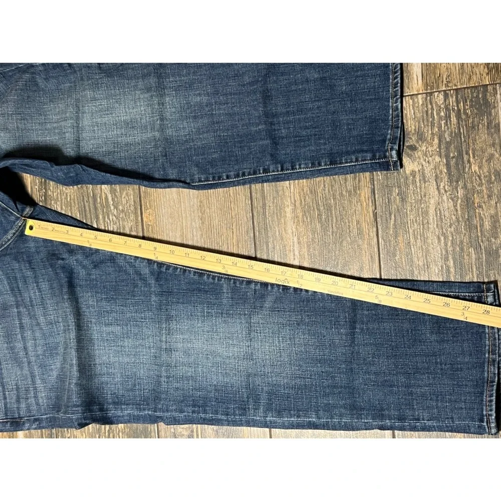 Lucky Brand 410 Athletic Slim Mens Jeans 38x30 Blue Denim Stretch Western‎ Stack